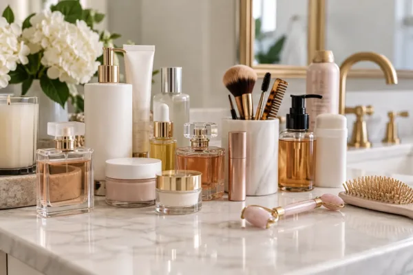 Luxurious Spa Vanity Still Life